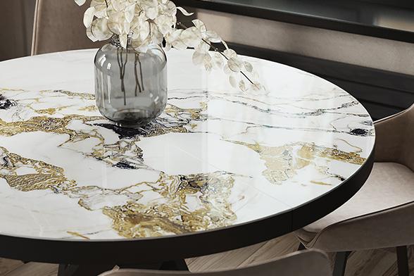 Стол MALMO 120 ELITE CER BK