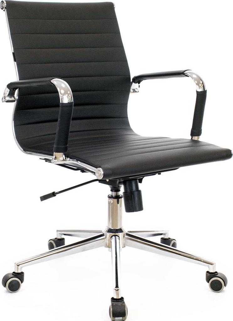 Кресло Everprof Leo T Экокожа Черный