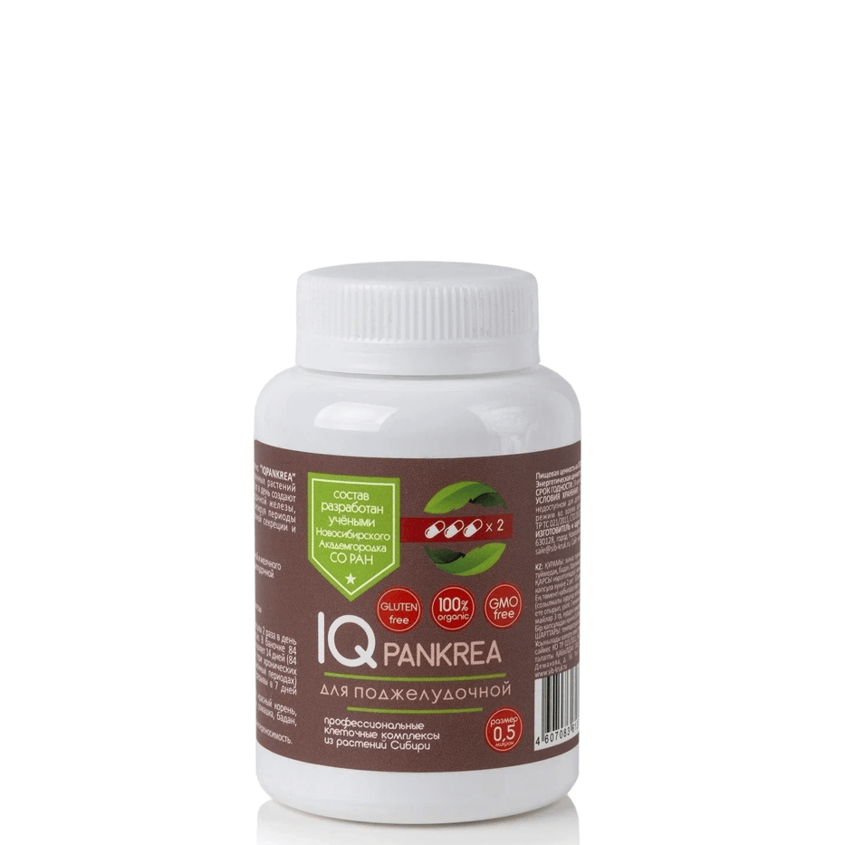 Растительный комплекс Гармонизация поджелудочной Айкью панкреа (IQ pankrea), Сиб-Крук, 84 кап.