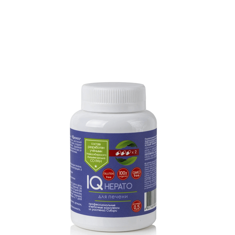 Растительный комплекс Очищение и защита печени Айкью гепато (IQ hepato), Сиб-Крук, 84 кап.