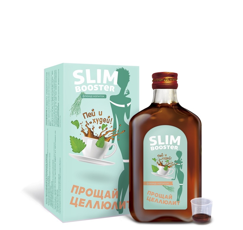 Флюид-напиток SLIM BOOSTER прощай целлюлит, Сиб-Крук, 250 мл