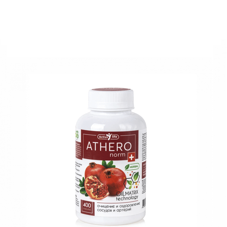 Масляный матрикc из лекарственных растений АТЕРОнорм (для сосудов), Сиб-Крук, 400 кап