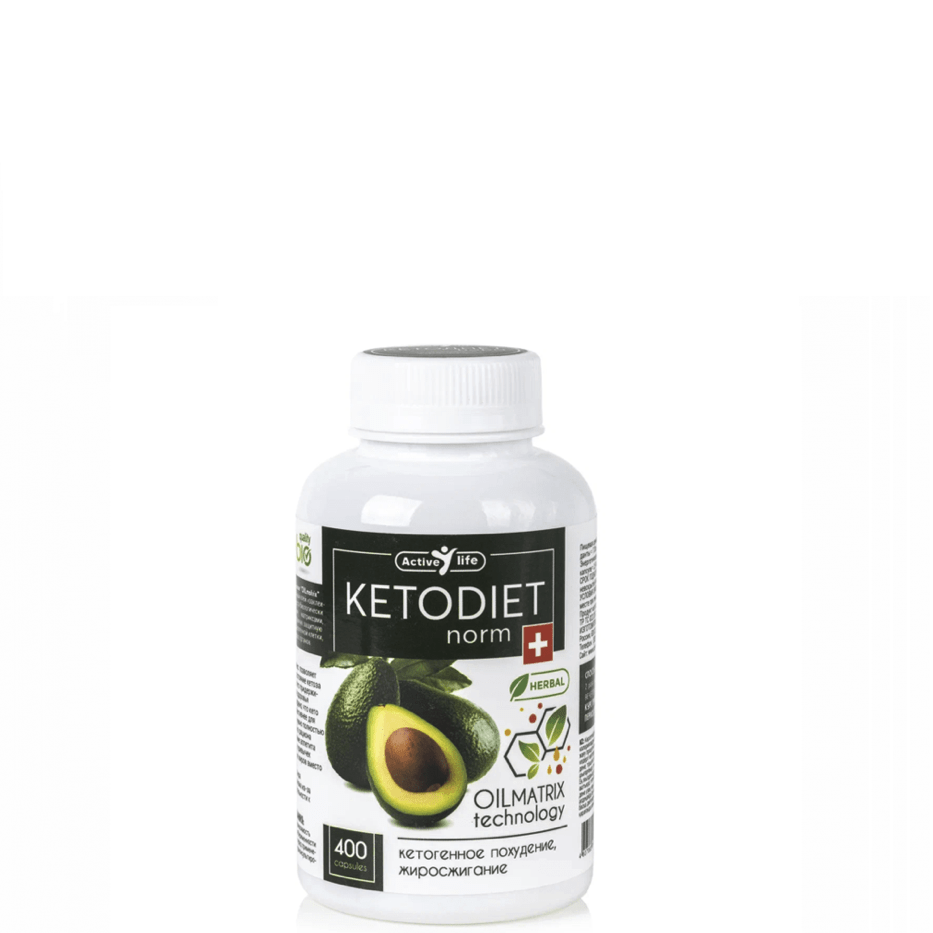 Масляный матрикс из лекарственных растений КЕТОДИЕТнорм ( для похудения), Сиб-Крук, 400 кап.