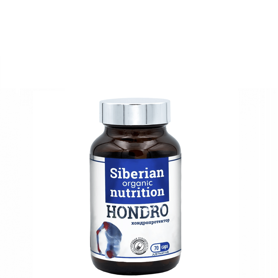 Хондропротектор Hondro с гиалуроновой кислотой, Siberian Organic Nutrition, 70 кап.
