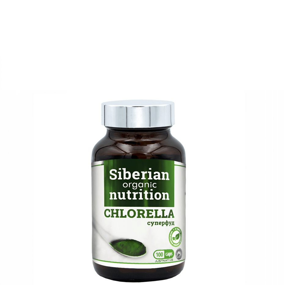 Хлорелла, суперфуд, Siberian Organic Nutrition, 100 кап.