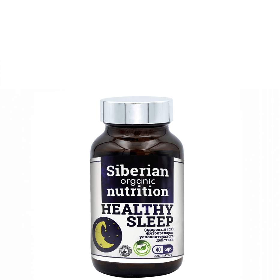 Здоровый сон, фитопрепарат успокоительного действия,  Siberian Organic Nutrition,  40 кап.