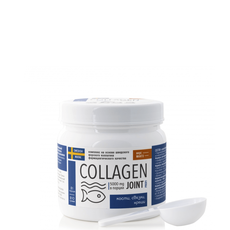 Коллагеновый комплекс ПРОФИ СУСТАВЫ (PROFI JOINT) для поддержки опорно-двигательного аппарата, Сиб-Крук, 210 гр.
