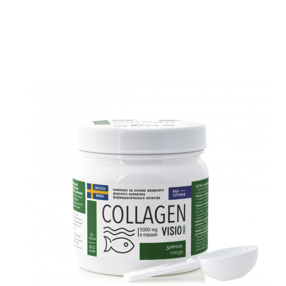 Коллагеновый комплекс ПРОФИ ВИЗИО (VISIO PROFI)  для питания всех частей глазного аппарата, Сиб-Крук, 210 гр.