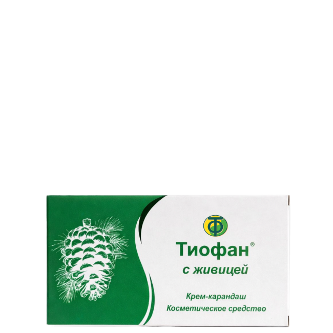 Тиофан свечи с живицей 0,1 гр, 10 шт.