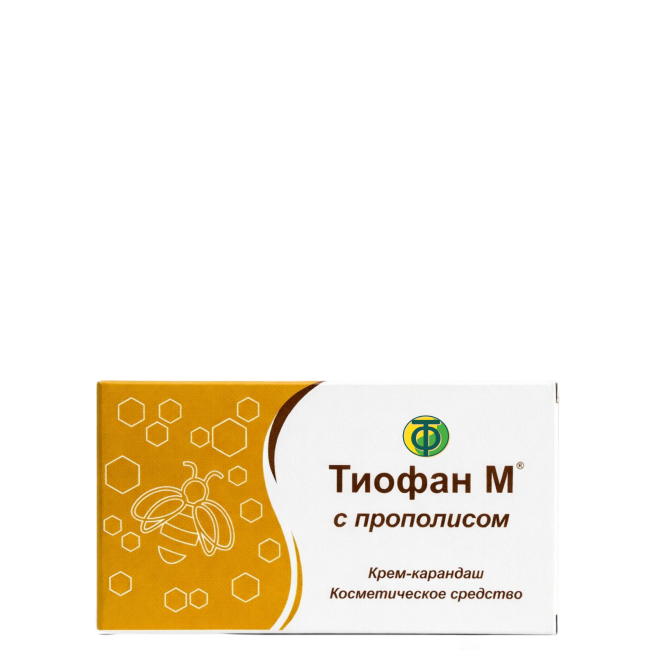Тиофан М свечи с прополисом 0,1 гр, 10 шт.