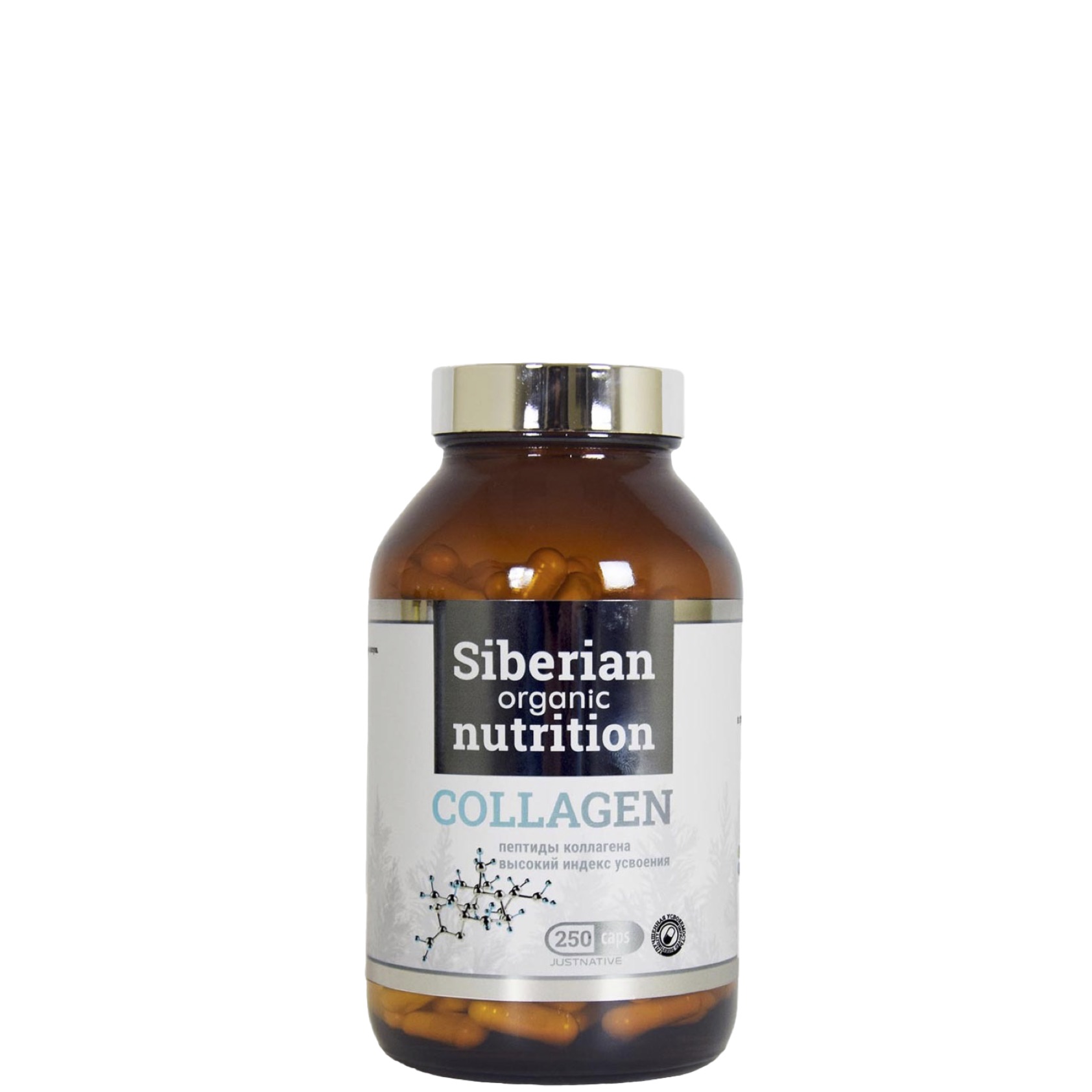 Коллаген говяжий, Siberian Organic Nutrition, 250 кап.