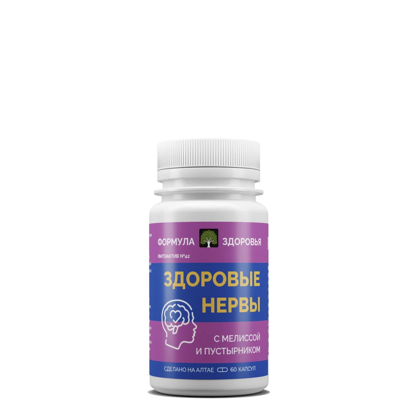 ФитоАктив. Здоровые Нервы, Формула Здоровья, 60 кап.
