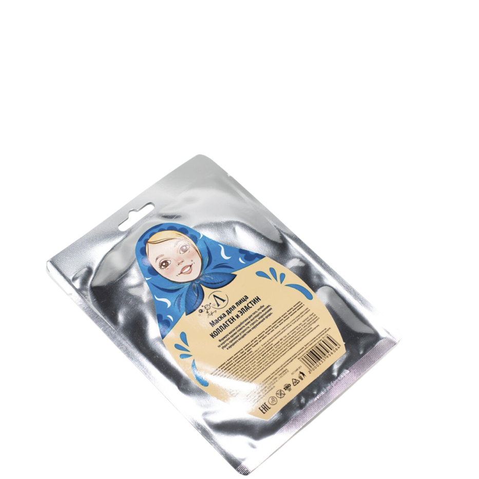 Маска для лица тканевая "Коллаген и эластин", Микролиз, 20 гр