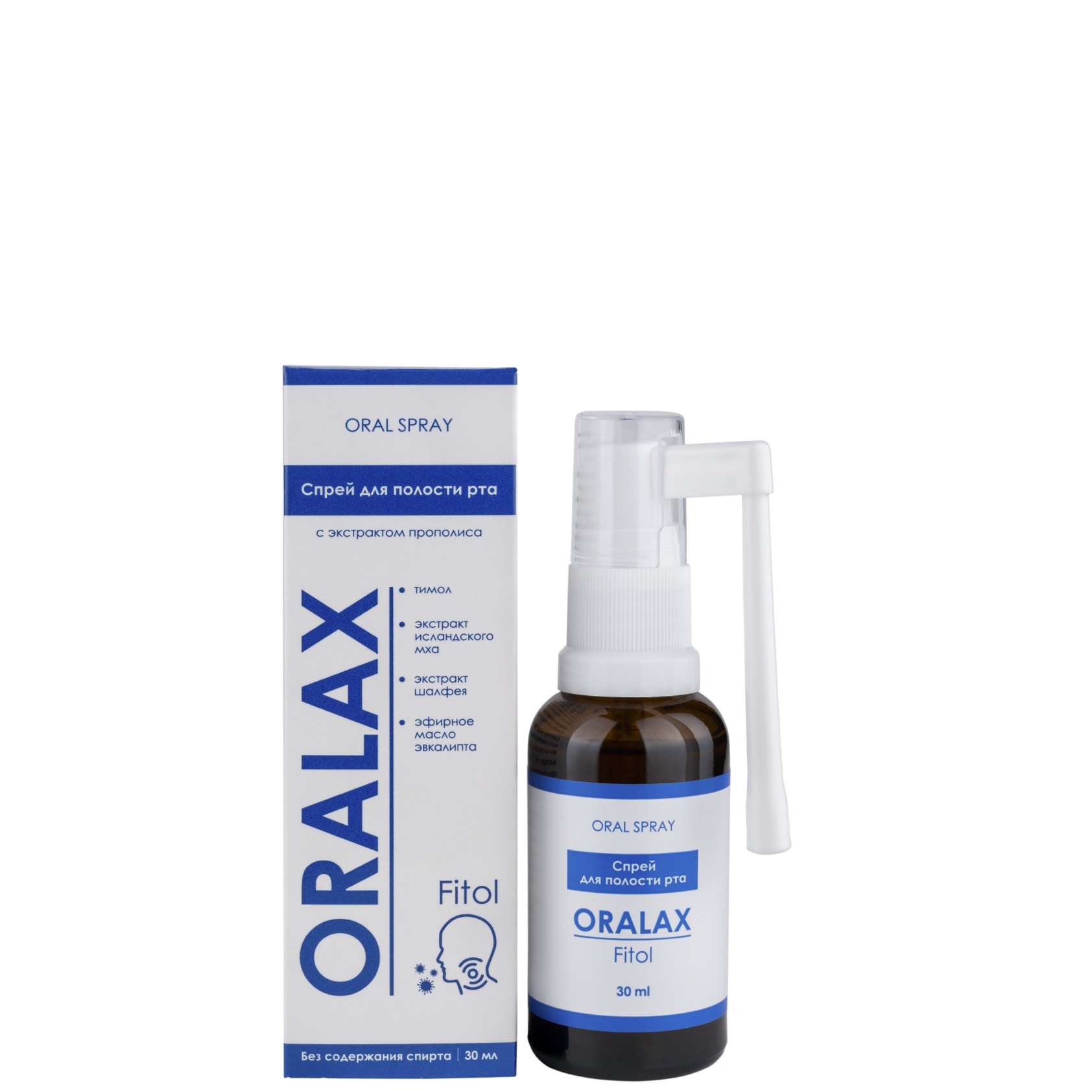 Спрей для горла ОРАЛАКС ФИТОЛ (ORALAX FITOL), Алфит Плюс, 30 мл.