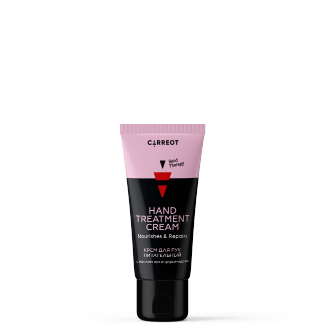 Питательный крем для рук CARREOT с маслом ши и церамидами, Родники Сибири, 50 мл.