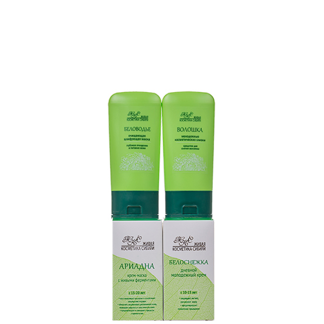 Набор косметики для здоровой кожи с 12-17 лет, Живая косметика Сибири