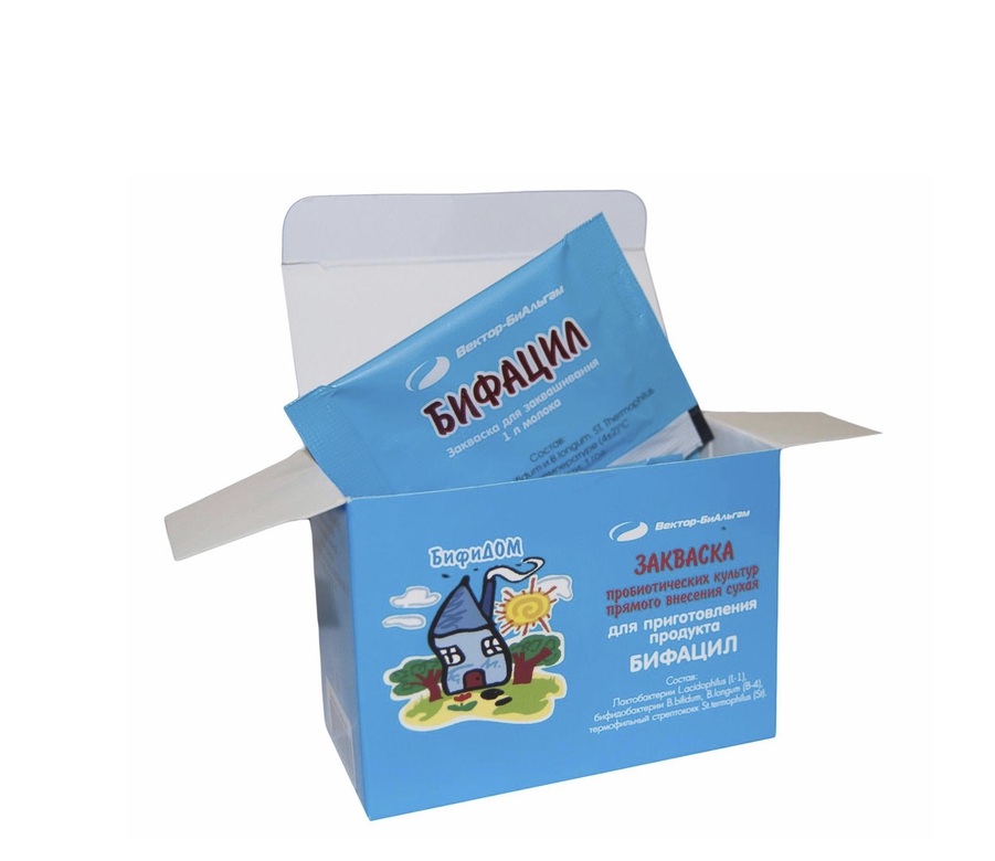 Закваска Бифацил, Вектор-БиАльгам, 5 пак./2г.