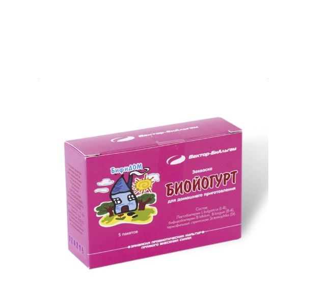 Закваска Биойогурт, Вектор-БиАльгам, 5 пак./2г.