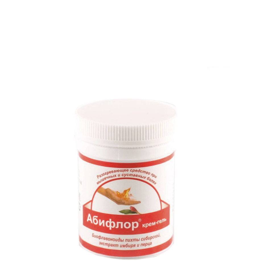 Абифлор крем для тела разогревающий с имбирем и перцем, Абис, 75 мл