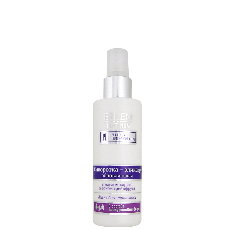 Сыворотка-эликсир обновляющая Эрилем Платинум 30+, Венец Сибири, 100 мл