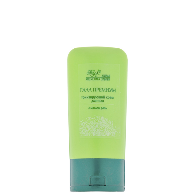 "Гала премиум" крем для тела с розовым маслом, Живая косметика Сибири, 80 г