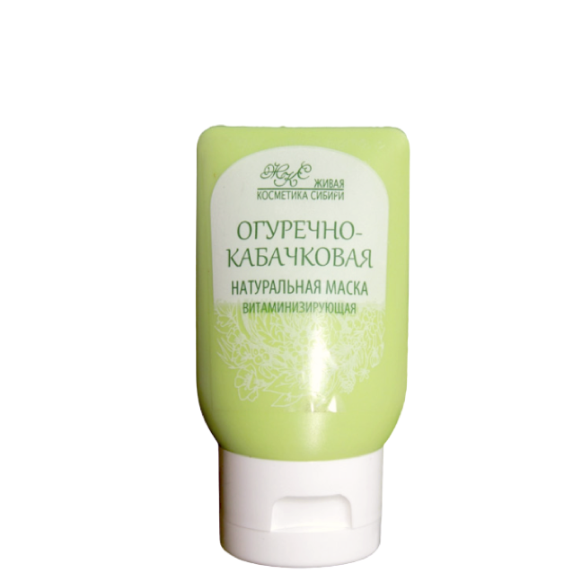 "Огуречно-кабачковая" витаминизирующая крем-маска 20+, Живая косметика Сибири, 50 г