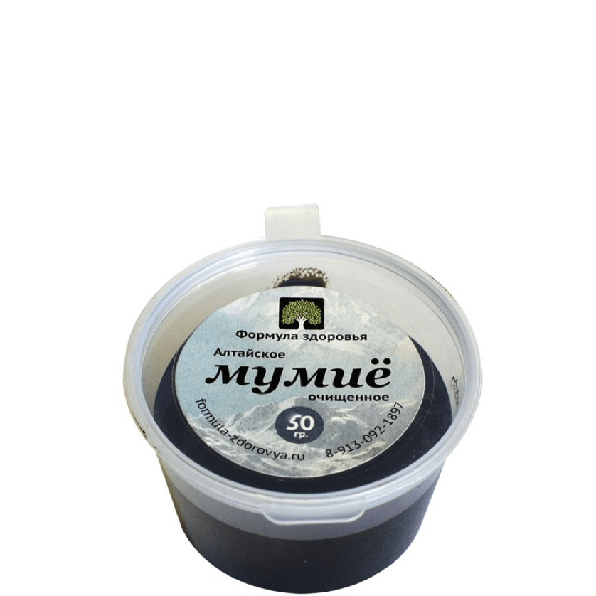 Мумие Алтайское очищенное, Формула здоровья