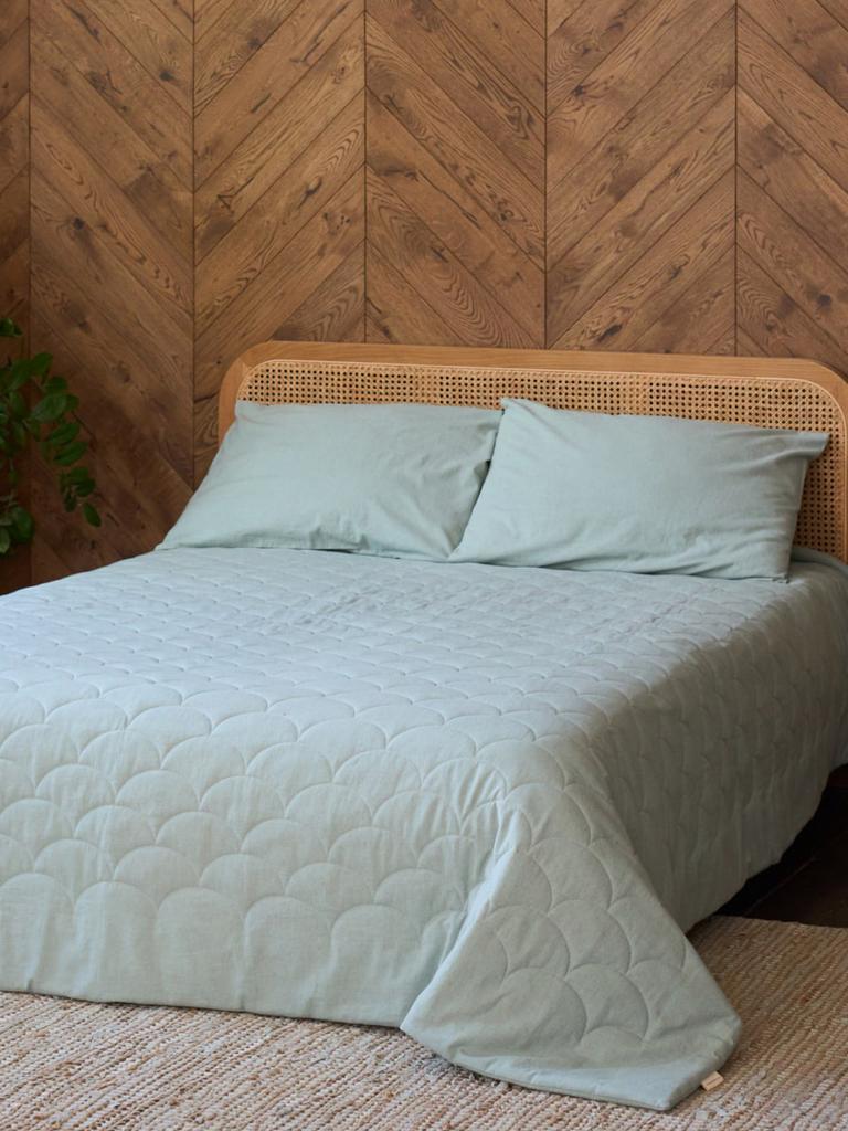 LINEN MINT/Линен Минт, покрывало  льняное, цвет мятный