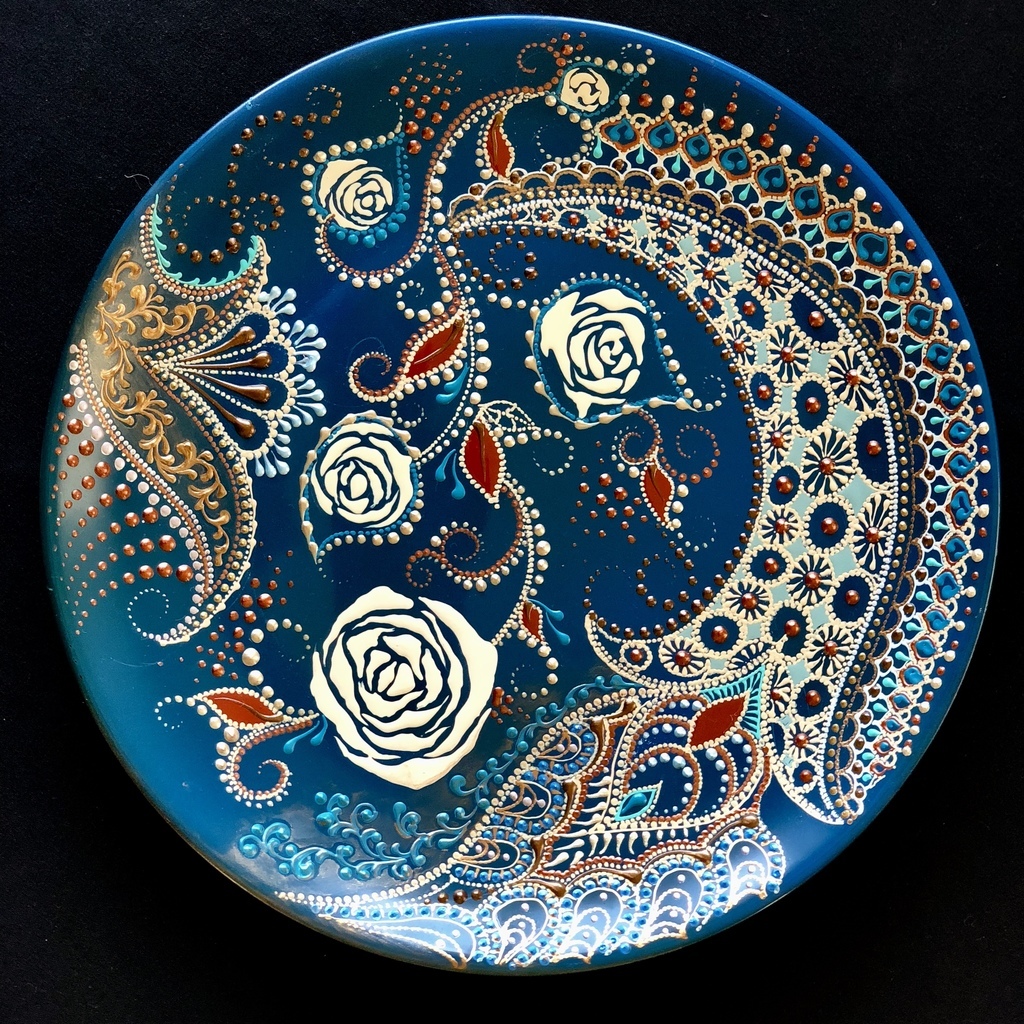 Тарелка декоративная Indian rose