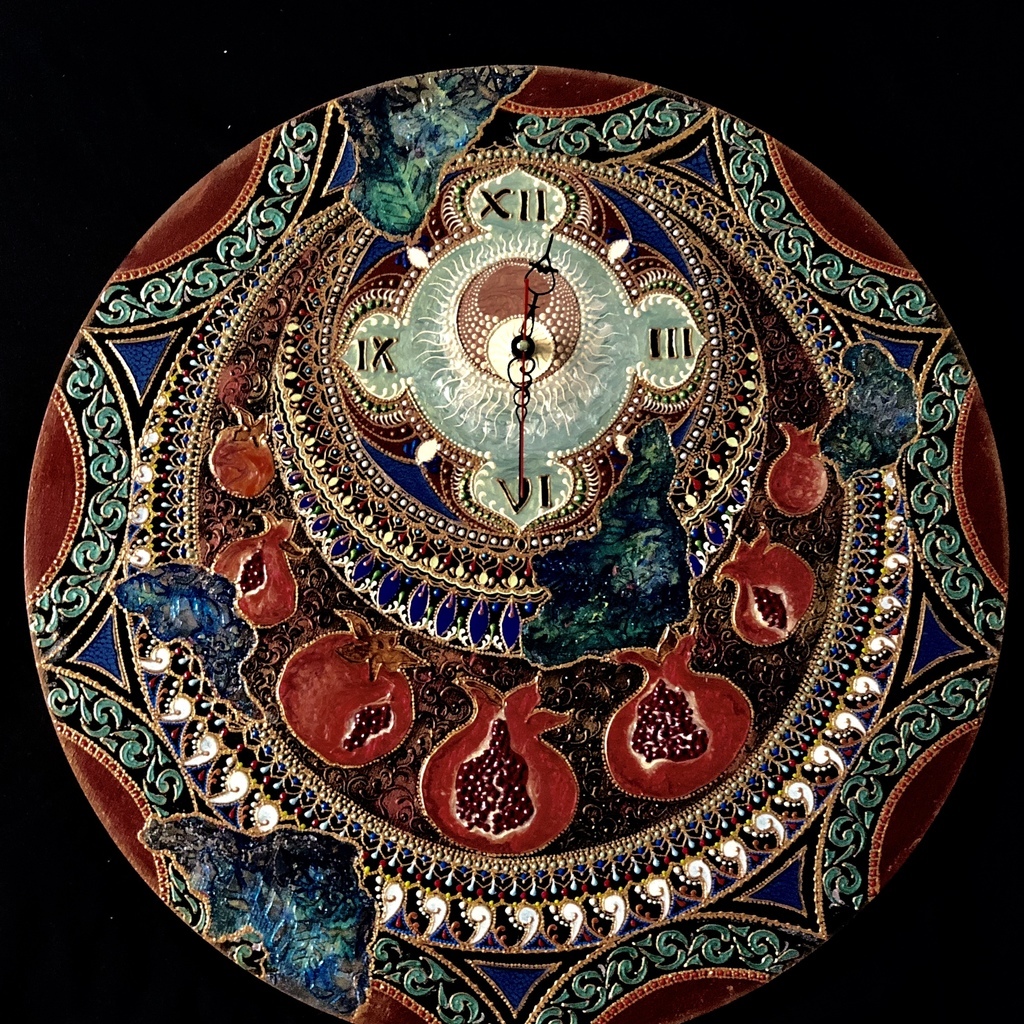 Часы настенные Pomegranate explosion