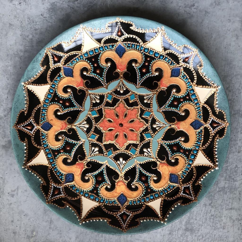 Тарелка декоративная Amber