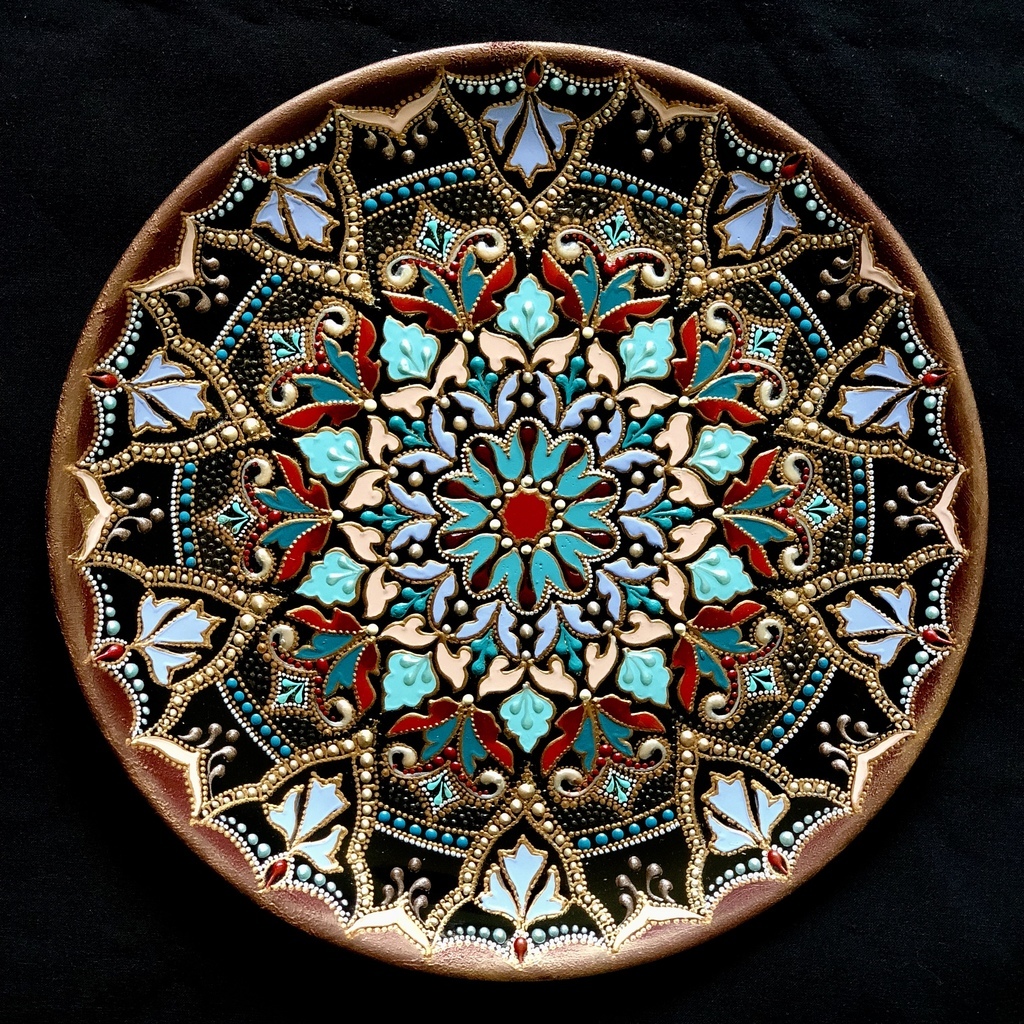 Тарелка декоративная Fireworks