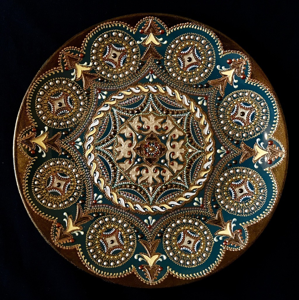 Тарелка декоративная Bronze element