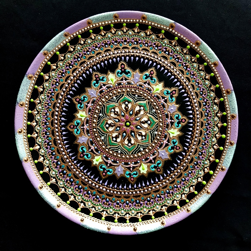 Тарелка декоративная  Mandala Joy