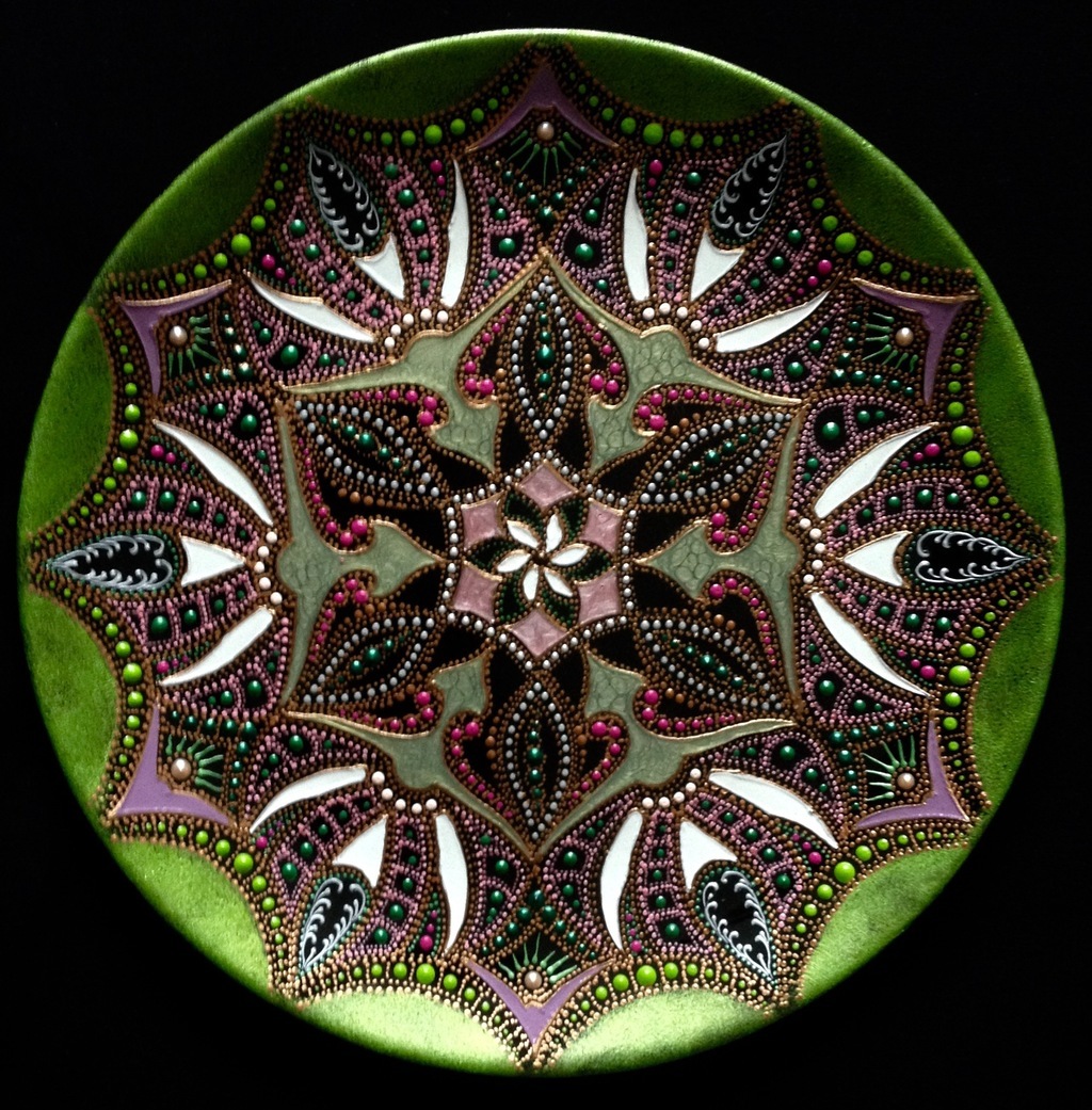 Тарелка декоративная Soft spring colors