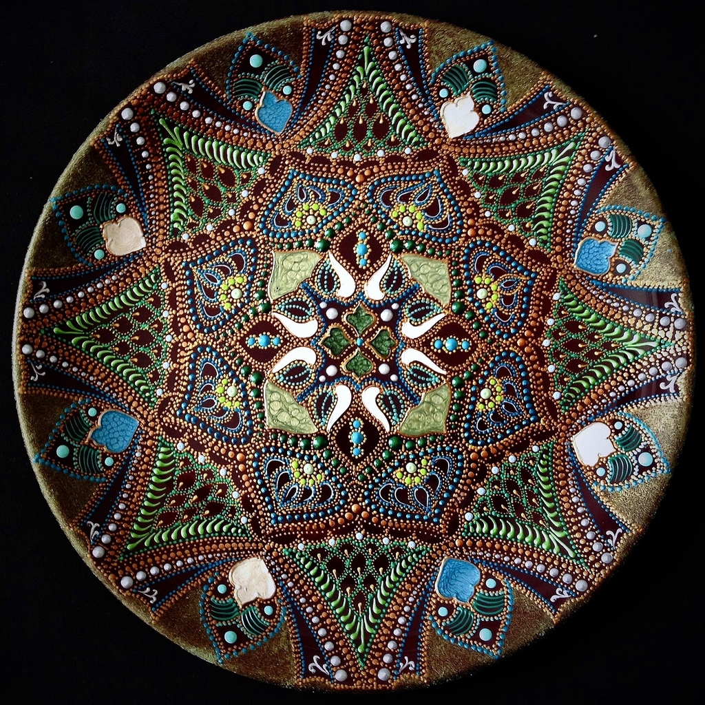 Тарелка декоративная Vertex