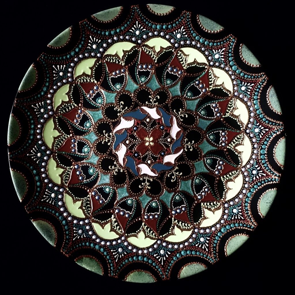 Тарелка декоративная Poison love