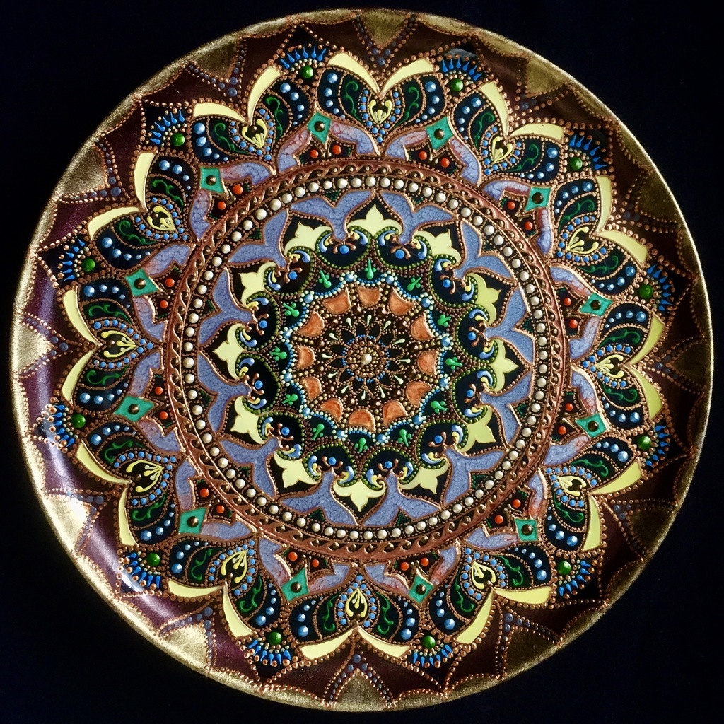 Тарелка декоративная Mandala A wish