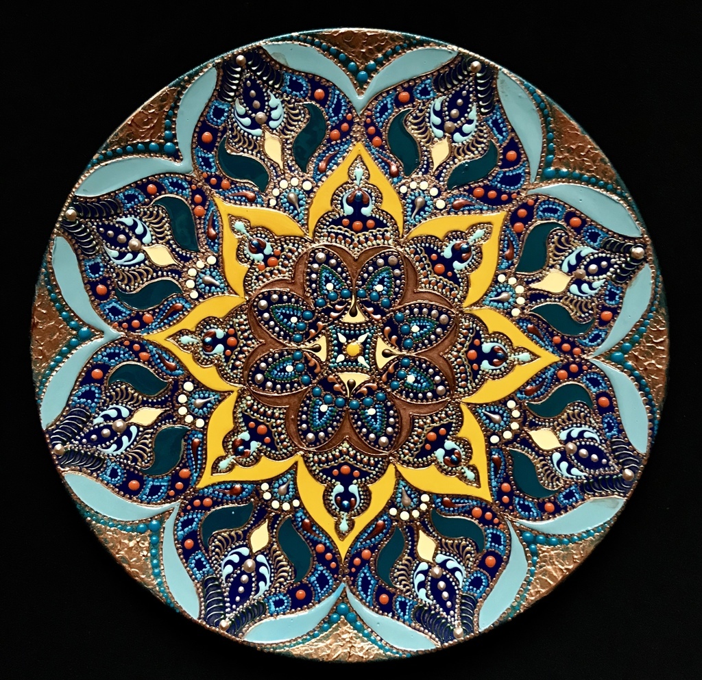 Тарелка декоративная Winter sun