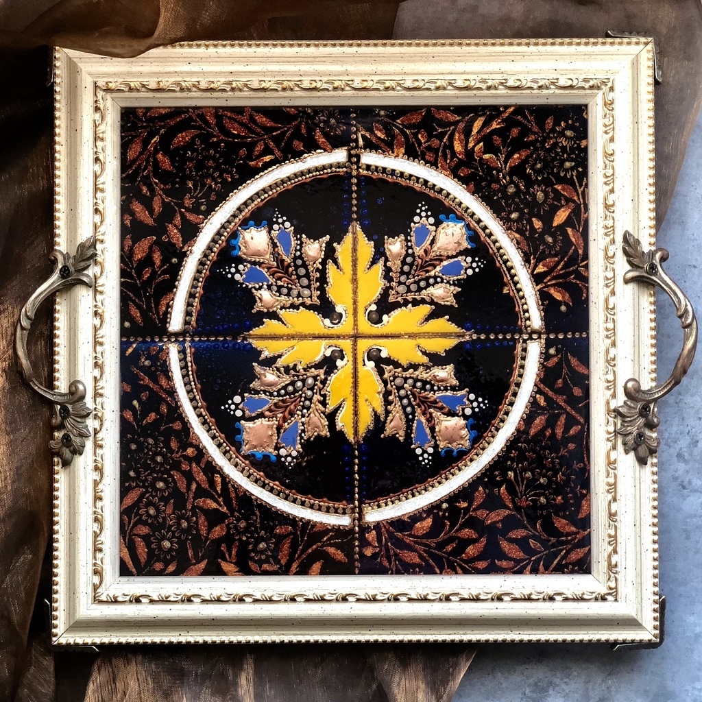 Поднос Midnight flower