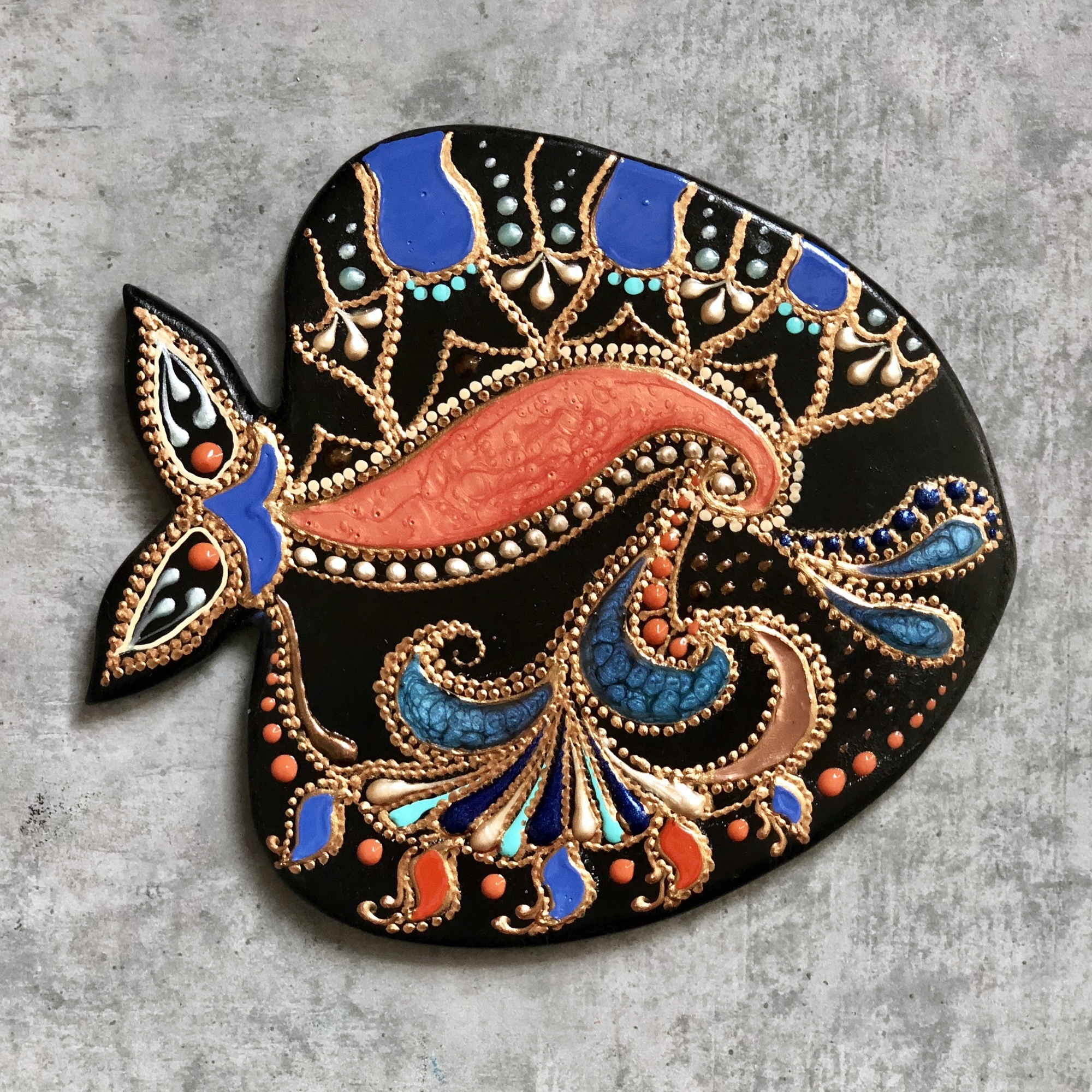 Панно настенное Рыбы Black skalyariya