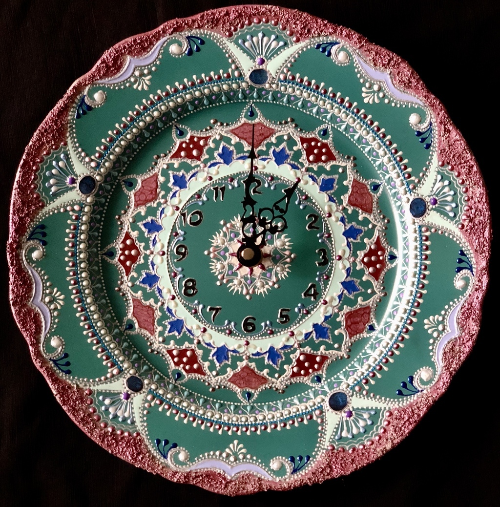 Часы настенные Hibiscus glow