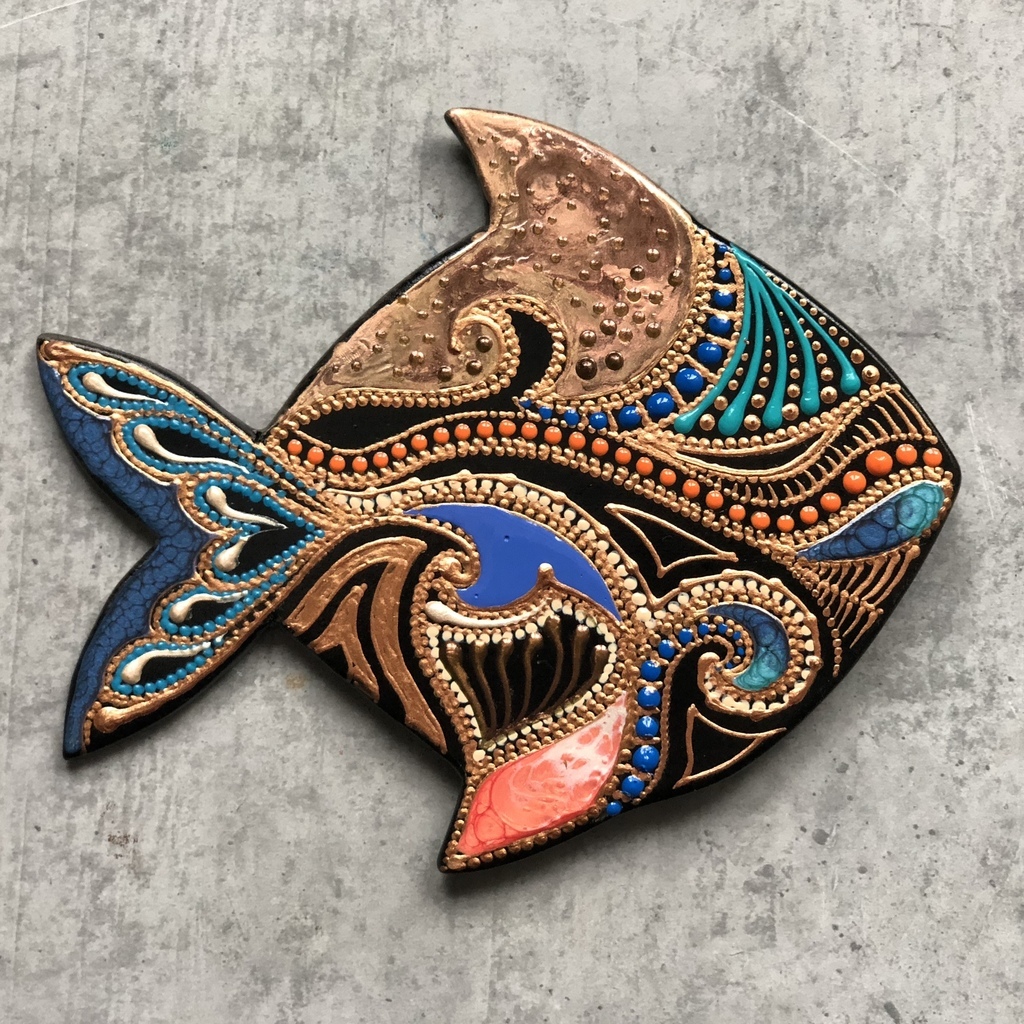 Панно настенное Рыбы Carmine