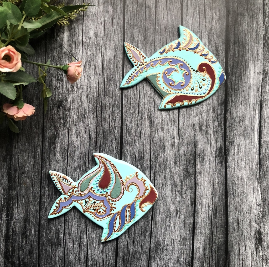 Панно настенное Рыбы Mint carp