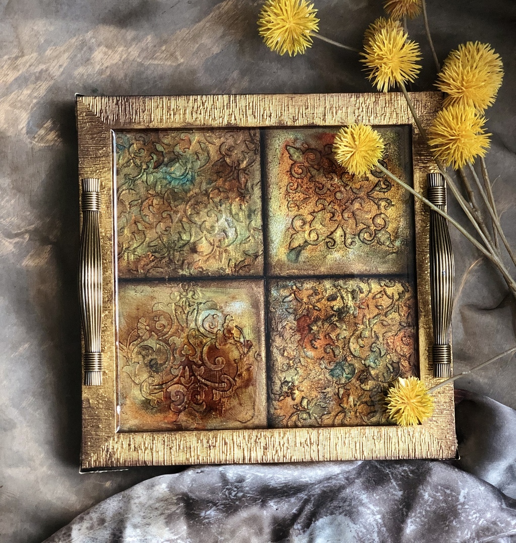 Поднос Amber shines