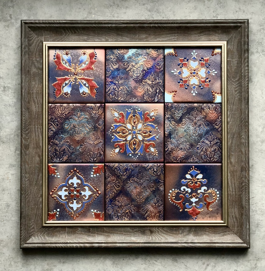 Панно настенное Roses in the gray mist