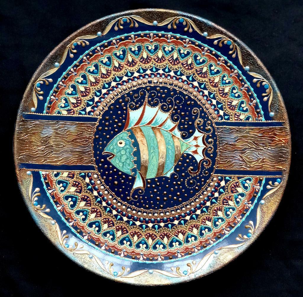 Тарелка декоративная  Fish Fryderyk