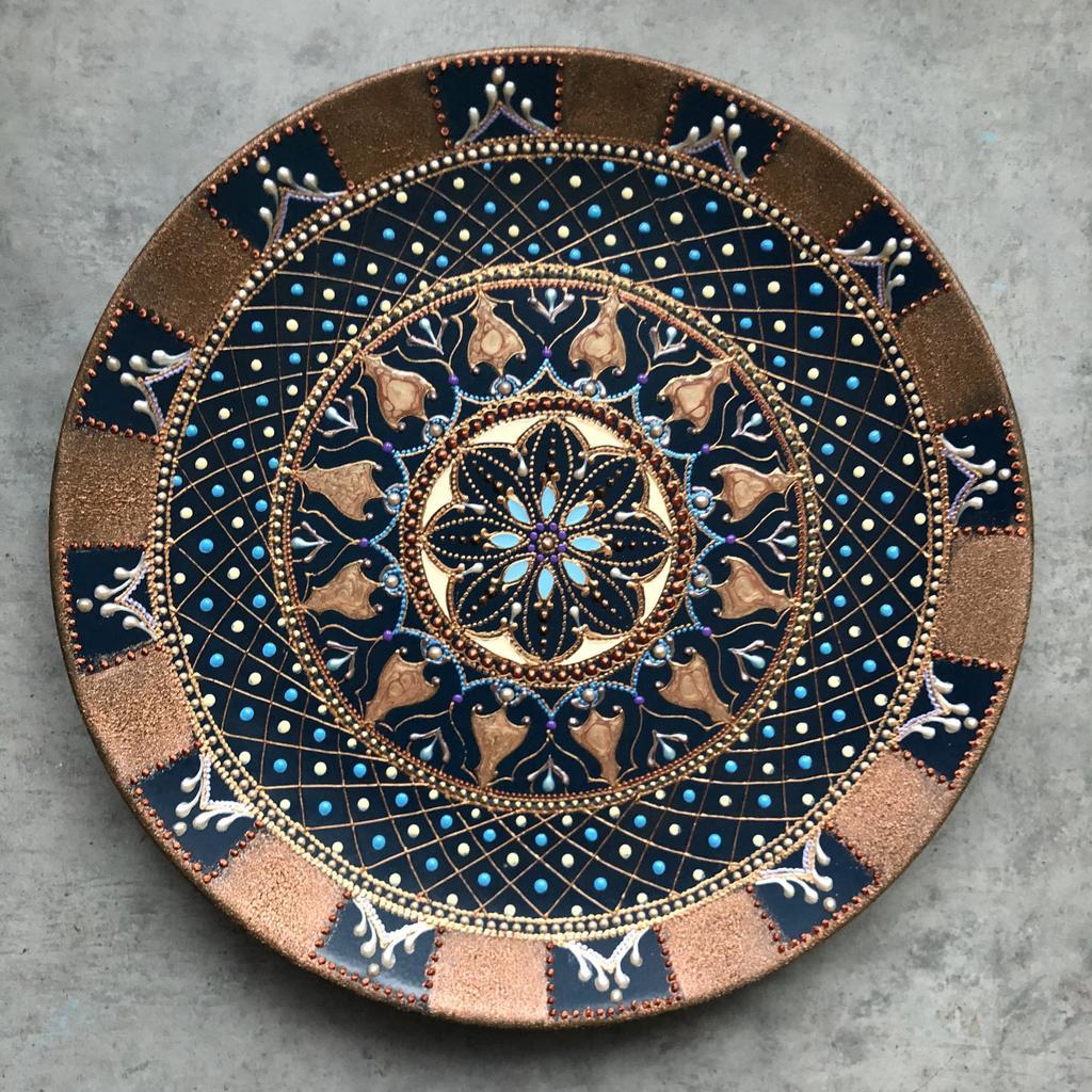 Тарелка декоративная Cold Sun