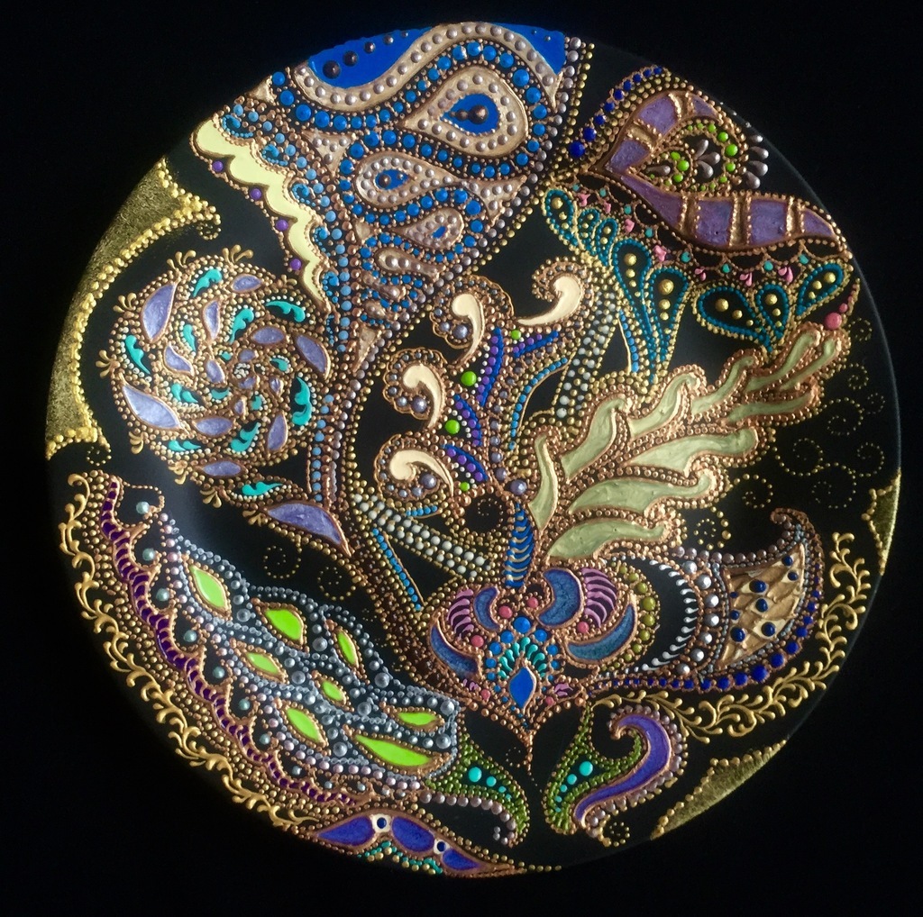 Тарелка декоративная Feather