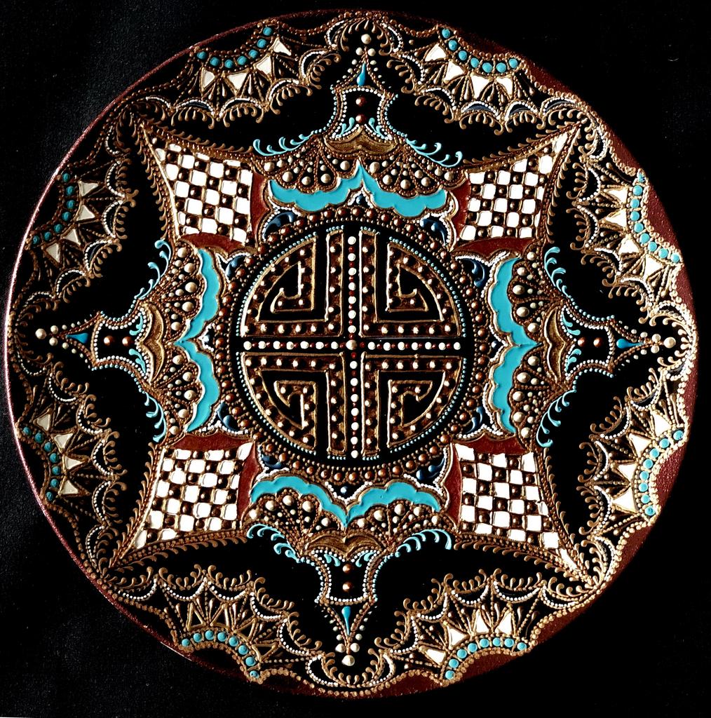 Тарелка декоративная Glows